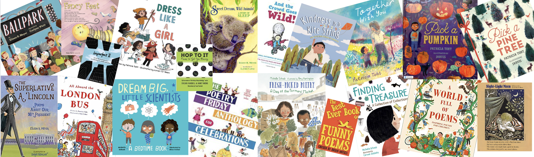 Rhyming and lyrical picture books and poetry collections by the Rhyme Doctors.